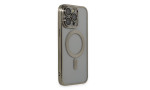 Newface iPhone 14 Pro Max Kılıf Kross Magneticsafe Kapak - Titan Gri