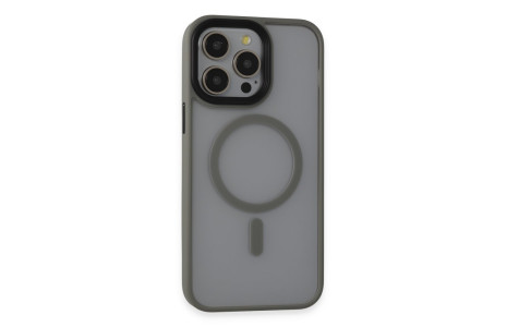 Newface iPhone 14 Pro Max Kılıf Trex Magneticsafe Kapak - Gri