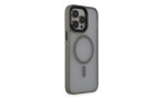 Newface iPhone 14 Pro Max Kılıf Trex Magneticsafe Kapak - Gri