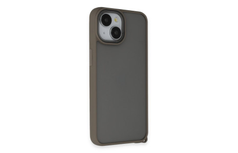 Newface iPhone 15 Kılıf Elegant Kapak - Titan Gri