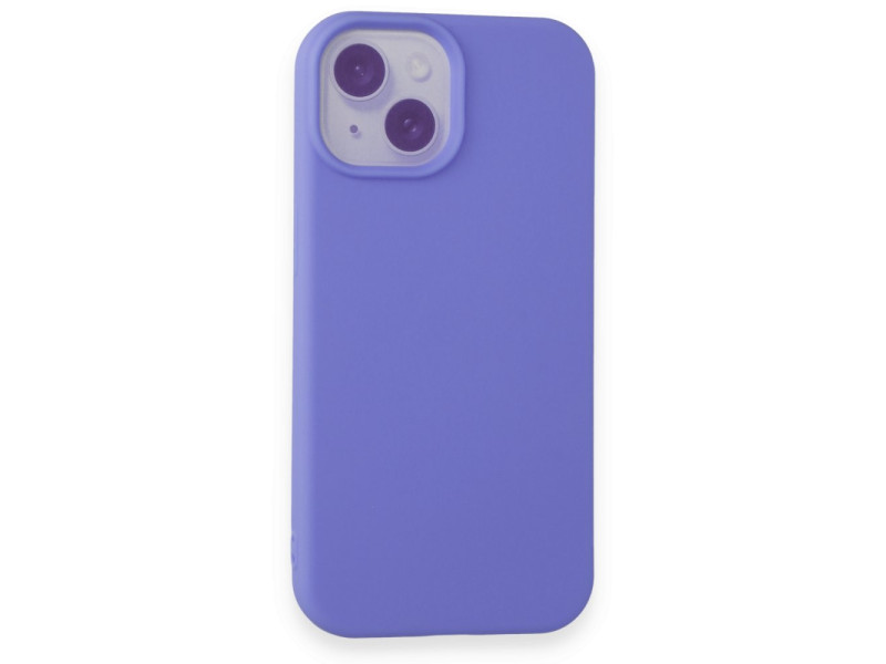 Newface iPhone 15 Kılıf First Silikon - Lila