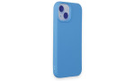 Newface iPhone 15 Kılıf First Silikon - Mavi