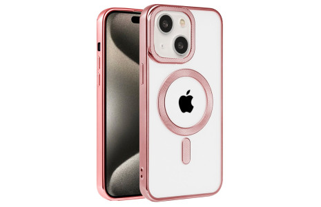 Newface iPhone 15 Kılıf Kronos Magsafe Kapak - Pembe