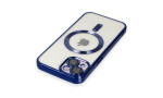 Newface iPhone 15 Kılıf Kross Magneticsafe Kapak - Lacivert