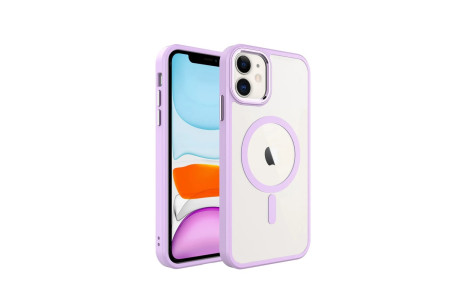 Newface iPhone 15 Kılıf Kross Magneticsafe Kapak - Pembe