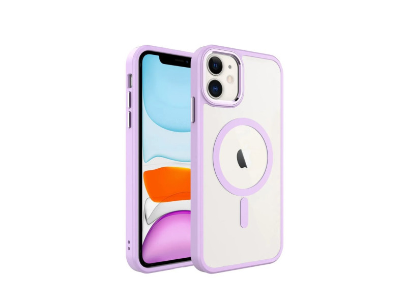 Newface iPhone 15 Kılıf Kross Magneticsafe Kapak - Pembe