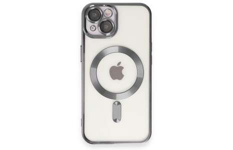 Newface iPhone 15 Kılıf Kross Magneticsafe Kapak - Titan Gri