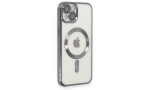 Newface iPhone 15 Kılıf Kross Magneticsafe Kapak - Titan Gri