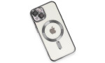 Newface iPhone 15 Kılıf Kross Magneticsafe Kapak - Titan Gri