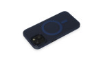 Newface iPhone 15 Kılıf Lodos Magneticsafe Mat Kapak - Mavi