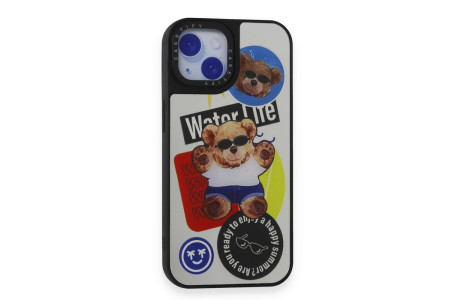 Newface iPhone 15 Kılıf Mirror Desenli Kapak - Mirror - 14