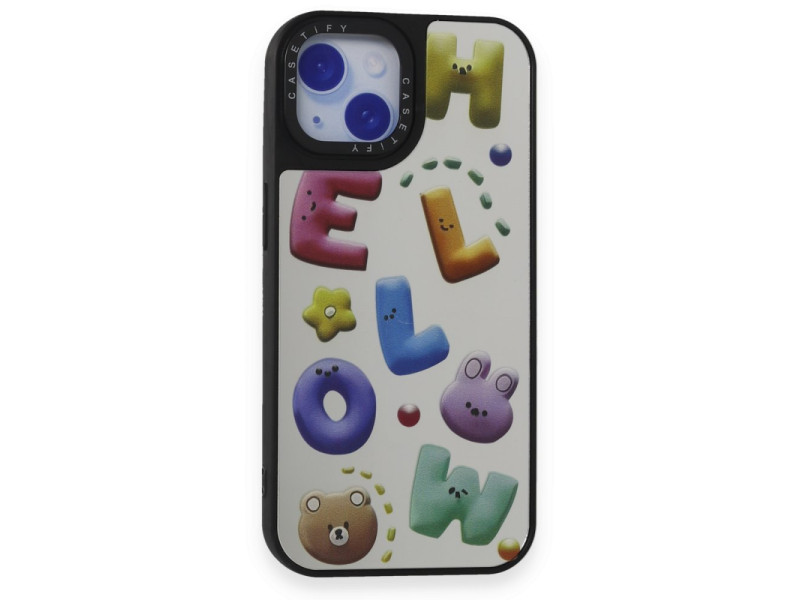 Newface iPhone 15 Kılıf Mirror Desenli Kapak - Mirror - 15