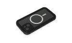 Newface iPhone 15 Kılıf Red Pepper Magneticsafe Su Geçirmez Kılıf - Siyah-Gri