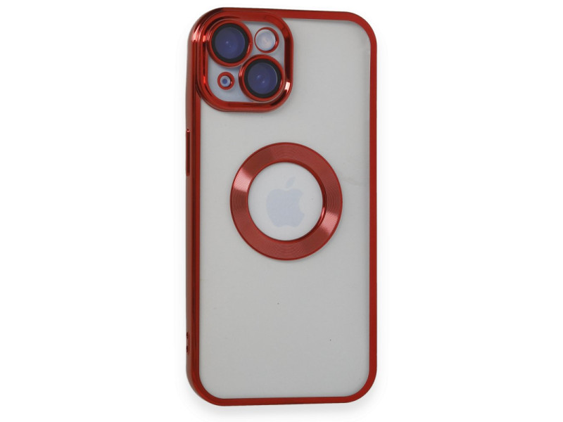 Newface iPhone 15 Kılıf Slot Silikon - Kırmızı