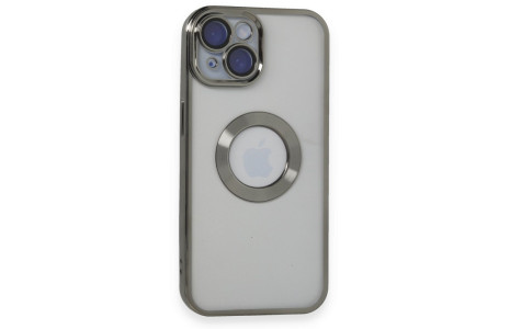 Newface iPhone 15 Kılıf Slot Silikon - Titan Gri