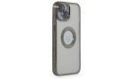 Newface iPhone 15 Kılıf Slot Silikon - Titan Gri