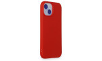 Newface iPhone 15 Plus Kılıf First Silikon - Kırmızı