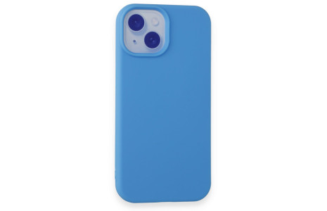 Newface iPhone 15 Plus Kılıf First Silikon - Mavi