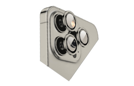 Newface iPhone 15 Pro Bilvis Titan Kamera Lens - Titan Gri