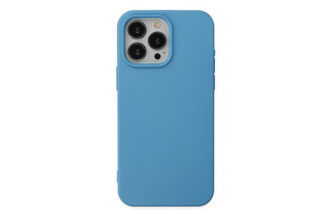 Newface iPhone 15 Pro Kılıf First Silikon - Mavi