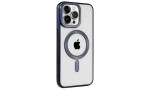 Newface iPhone 15 Pro Kılıf Kronos Magsafe Kapak - Lacivert