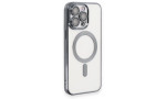 Newface iPhone 15 Pro Kılıf Kross Magneticsafe Kapak - Titan Gri