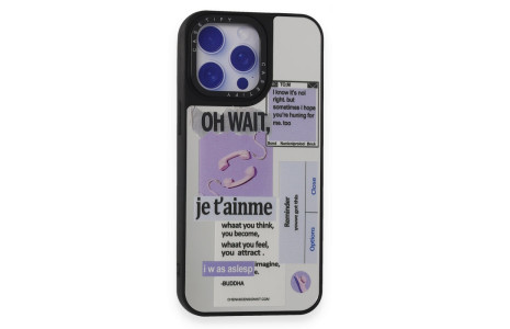 Newface iPhone 15 Pro Kılıf Mirror Desenli Kapak - Mirror - 4