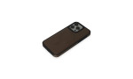 Newface iPhone 15 Pro Kılıf Ozzi Magsafe Deri Kapak - Natural Grey