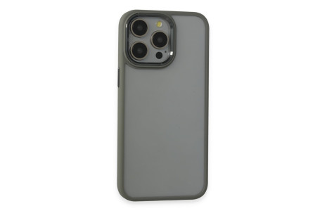 Newface iPhone 15 Pro Kılıf Power Silikon - Titan Gri