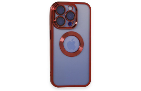 Newface iPhone 15 Pro Kılıf Slot Silikon - Kırmızı