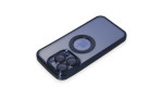 Newface iPhone 15 Pro Kılıf Slot Silikon - Lacivert