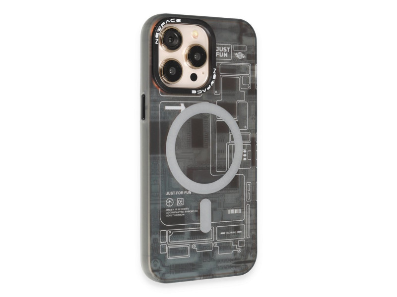 Newface iPhone 15 Pro Kılıf Venüs Magneticsafe Desenli Kapak - Venüs - 4