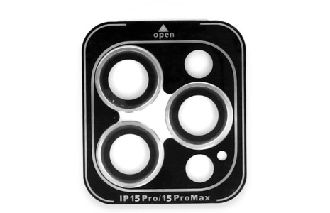 Newface iPhone 15 Pro Max Bind Metal Kamera Lens - Gümüş