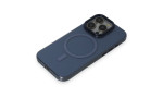 Newface iPhone 15 Pro Max Kılıf Anka PC Magneticsafe Sert Metal Kapak - Lacivert