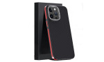 Joko iPhone 15 Pro Max Kılıf Aramid 600D Kevlar Karbon Fiber Magsafe Kapak - Kırmızı