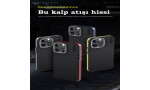 Joko iPhone 15 Pro Max Kılıf Aramid 600D Kevlar Karbon Fiber Magsafe Kapak - Sarı