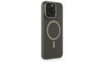Newface iPhone 15 Pro Max Kılıf Lodos Magneticsafe Mat Kapak - Titan Gri