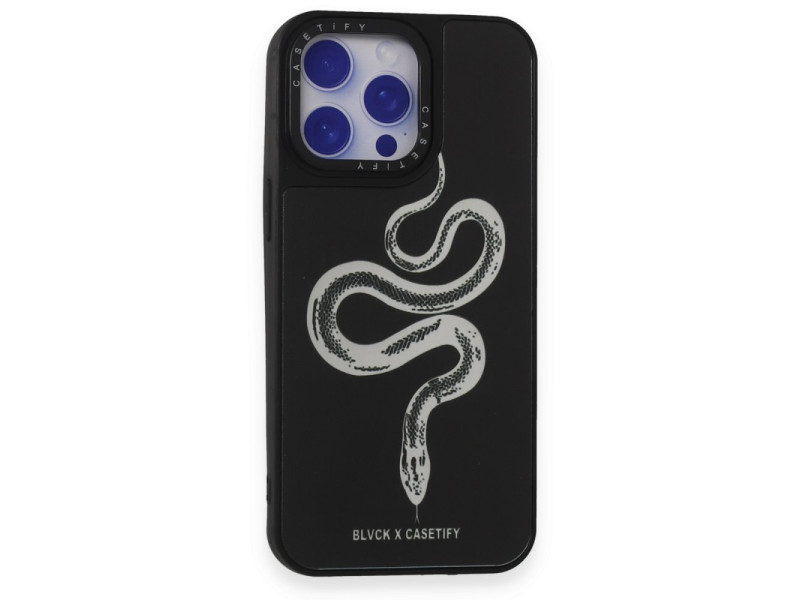 Newface iPhone 15 Pro Max Kılıf Mirror Desenli Kapak - Mirror - 13