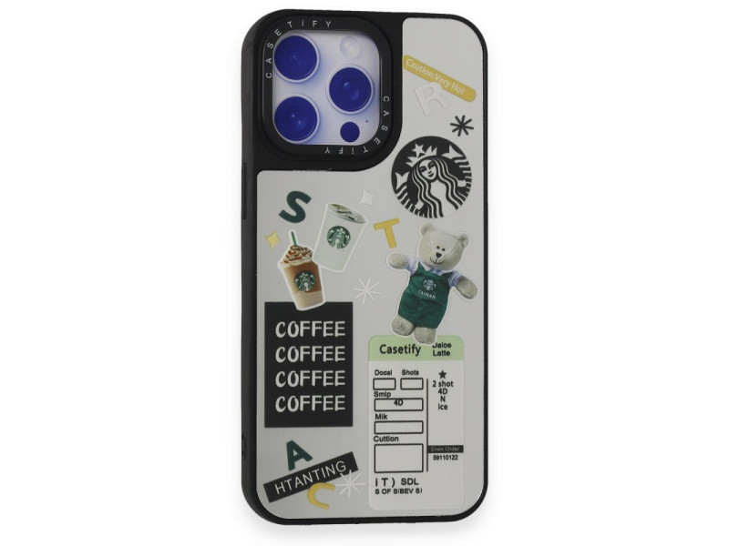 Newface iPhone 15 Pro Max Kılıf Mirror Desenli Kapak - Mirror - 17