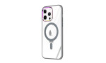 Newface iPhone 15 Pro Max Kılıf Mudo Magneticsafe Standlı Kapak - Gri