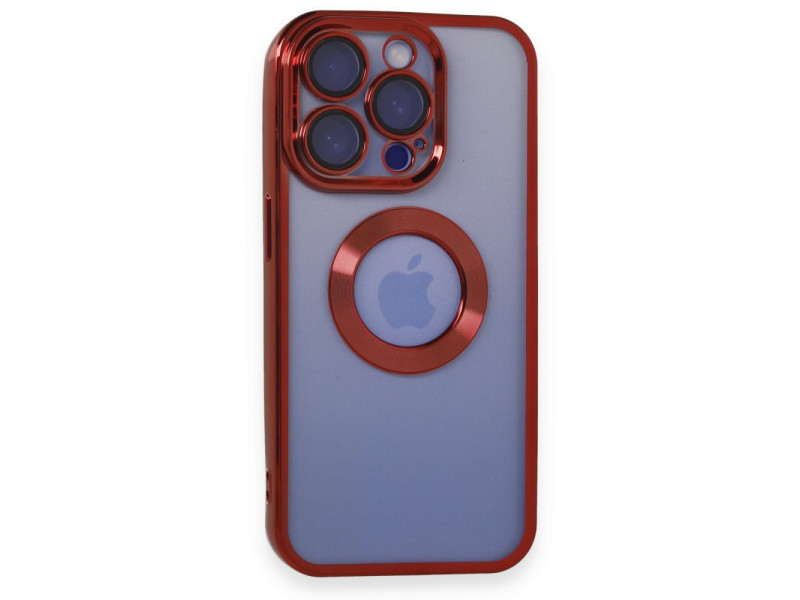 Newface iPhone 15 Pro Max Kılıf Slot Silikon - Kırmızı