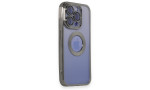 Newface iPhone 15 Pro Max Kılıf Slot Silikon - Titan Gri