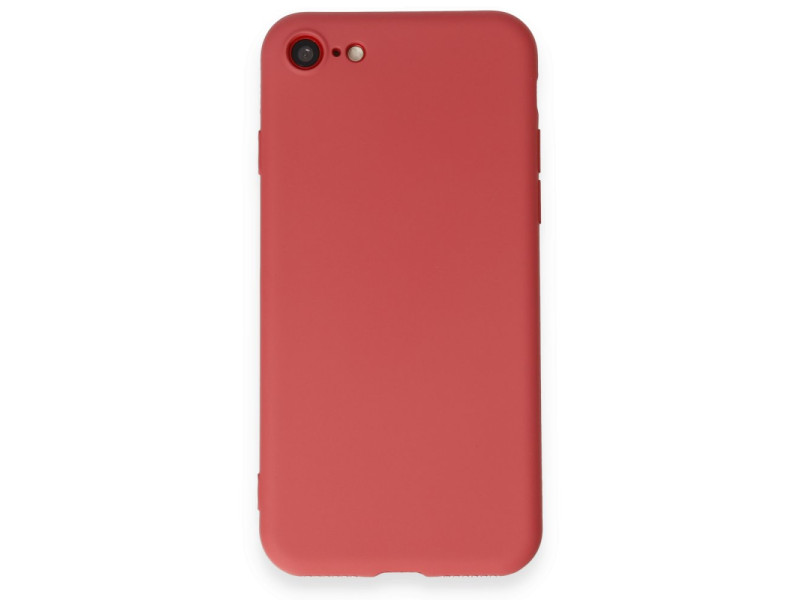 Newface iPhone 7 Kılıf First Silikon - Kiremit