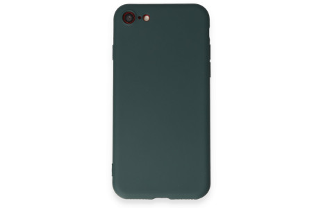 Newface iPhone 7 Kılıf First Silikon - Koyu Yeşil