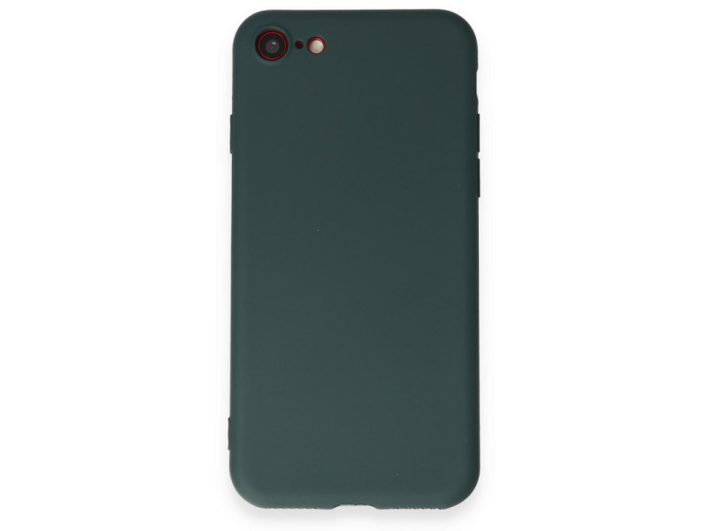 Newface iPhone 7 Kılıf First Silikon - Koyu Yeşil
