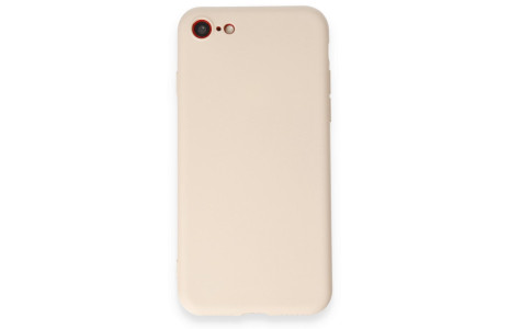 Newface iPhone 7 Kılıf First Silikon - Krem