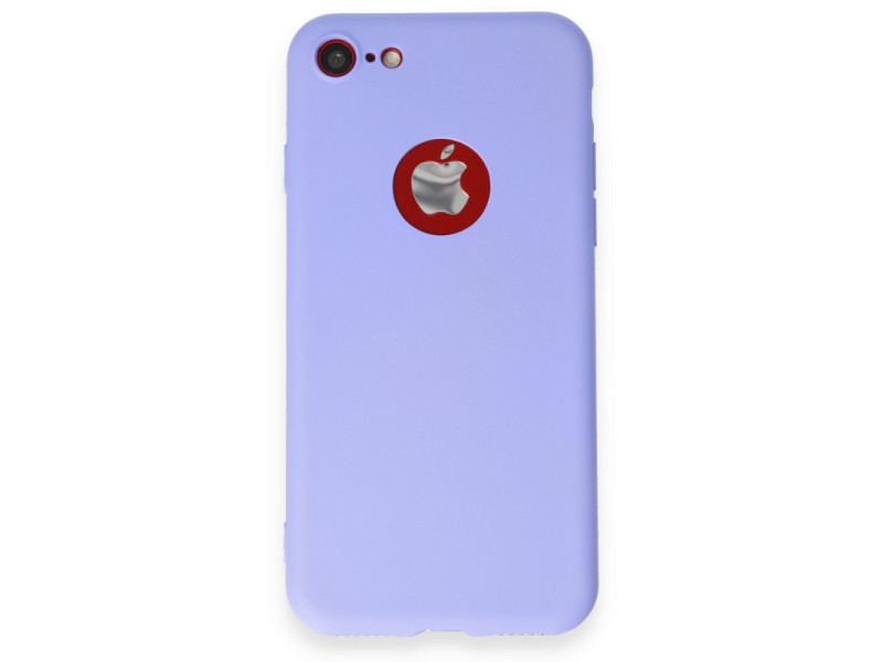 Newface iPhone 7 Kılıf First Silikon - Lila