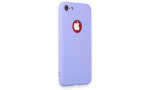 Newface iPhone 7 Kılıf First Silikon - Lila