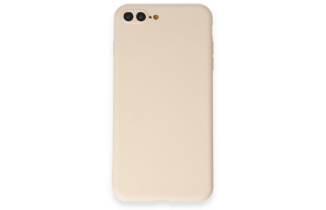 Newface iPhone 7 Plus Kılıf First Silikon - Krem