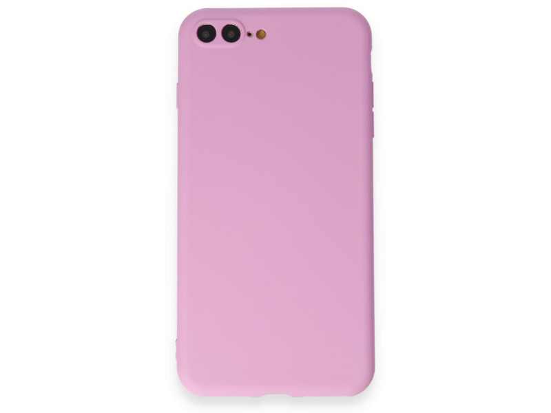 Newface iPhone 8 Plus Kılıf First Silikon - Açık Mor
